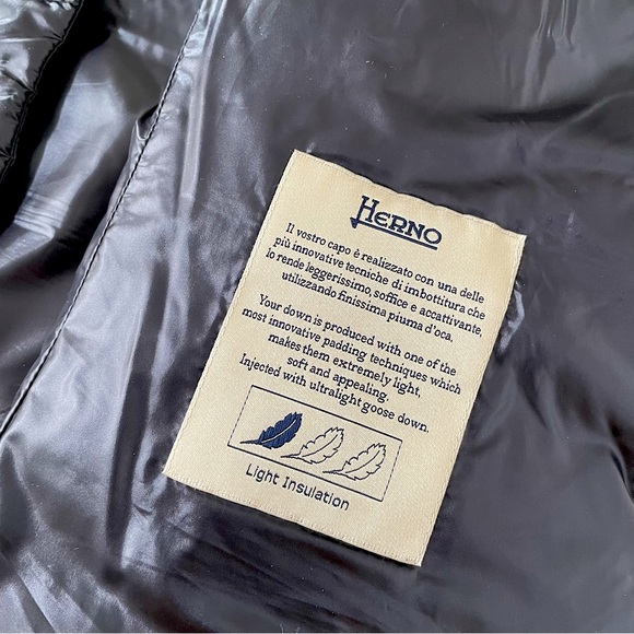 HERNO Black Down Guilia Vest, IT40 - Picture 9 of 16